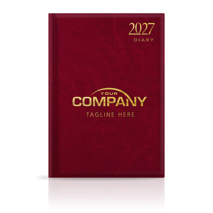 A4 Leatherette Hardback or Padded Customised Diary