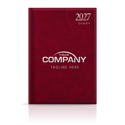 A4 Leatherette Hardback or Padded Customised Diary