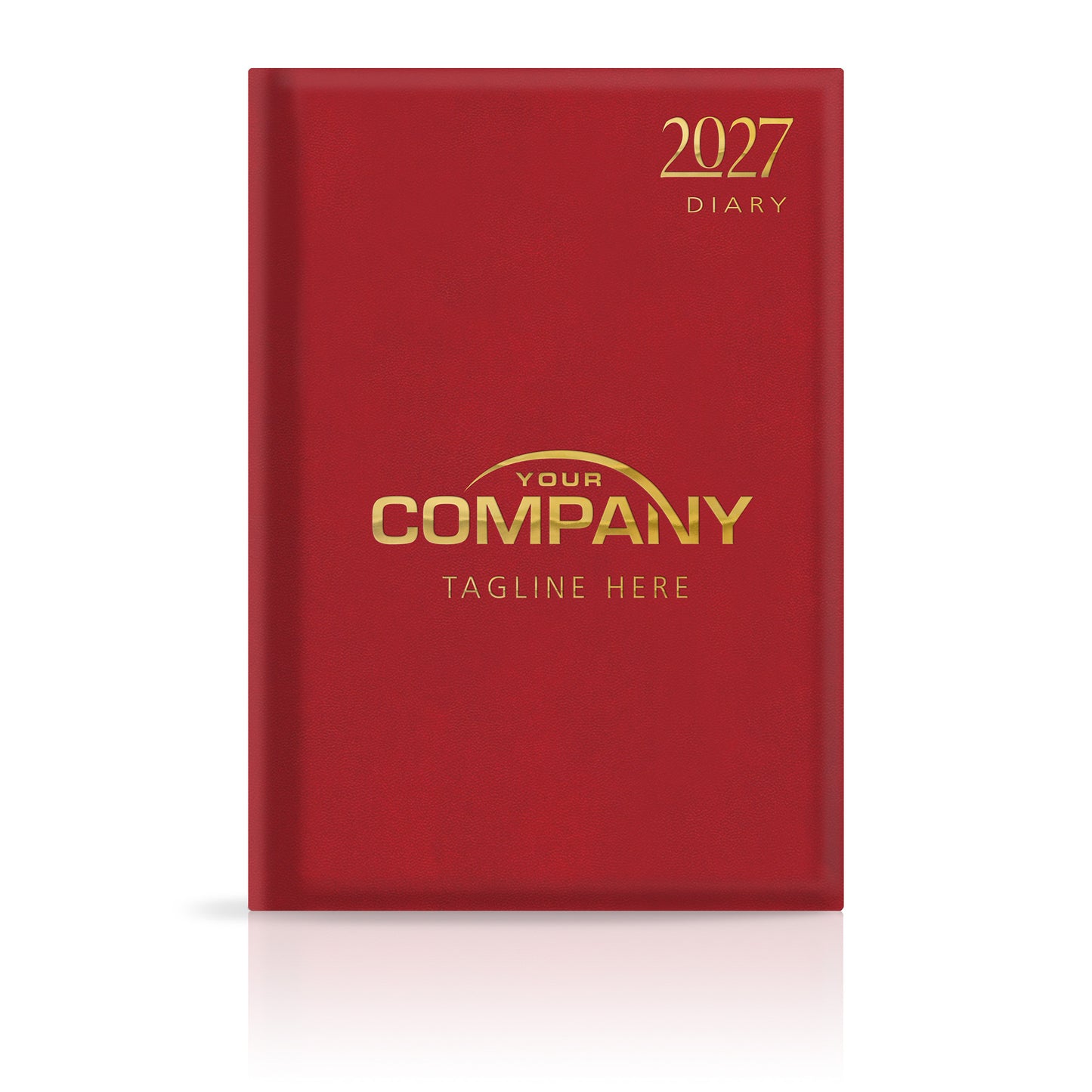A4 Leatherette Hardback or Padded Customised Diary