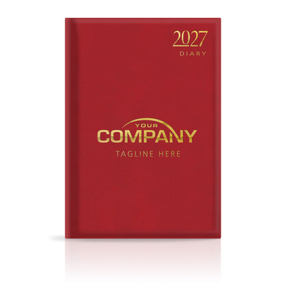 A4 Leatherette Hardback or Padded Customised Diary