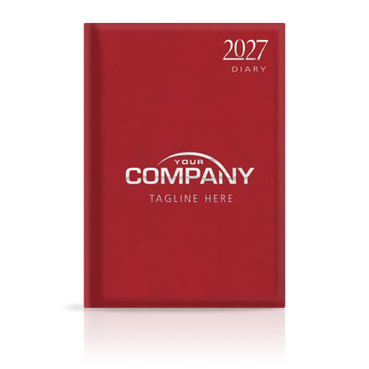 A4 Leatherette Hardback or Padded Customised Diary
