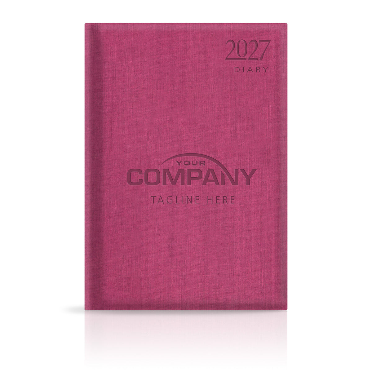 A4 Linen Hardback or Padded Customised Diary