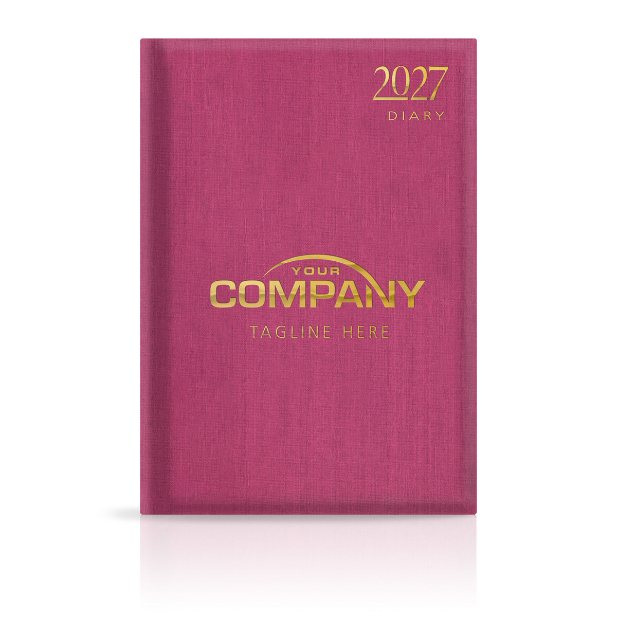 A4 Linen Hardback or Padded Customised Diary