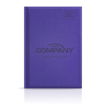 A4 Linen Hardback or Padded Customised Diary