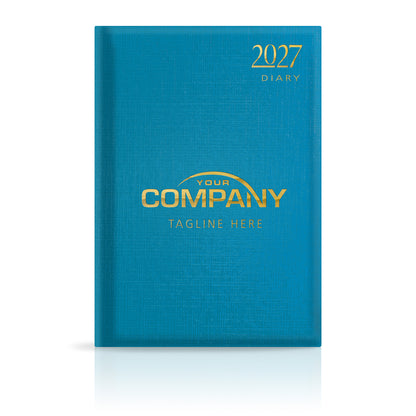 A4 Linen Hardback or Padded Customised Diary