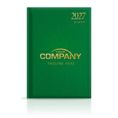 A4 Linen Hardback or Padded Customised Diary