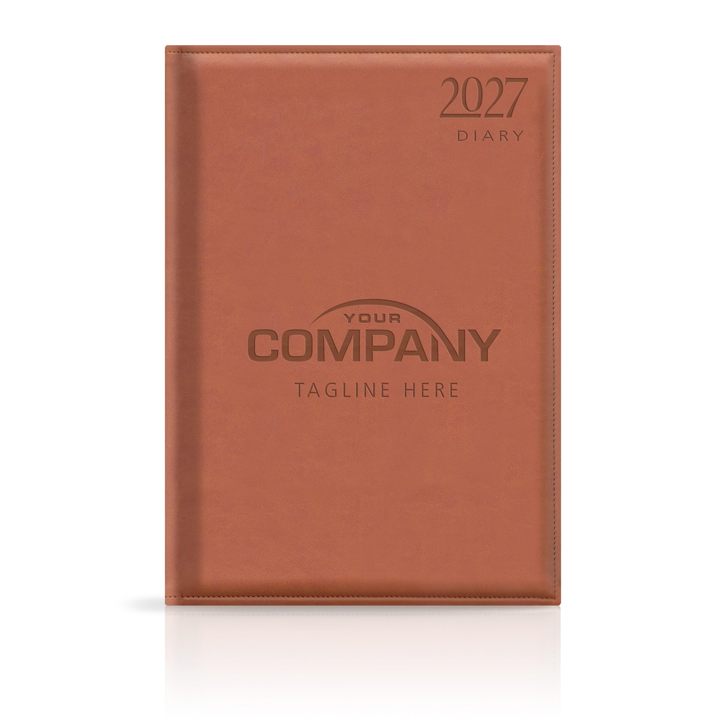 A4 Monaco Deluxe 'Stitched Edge' Padded Customised Diary