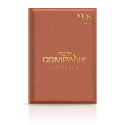 A4 Monaco Deluxe 'Stitched Edge' Padded Custom Diary