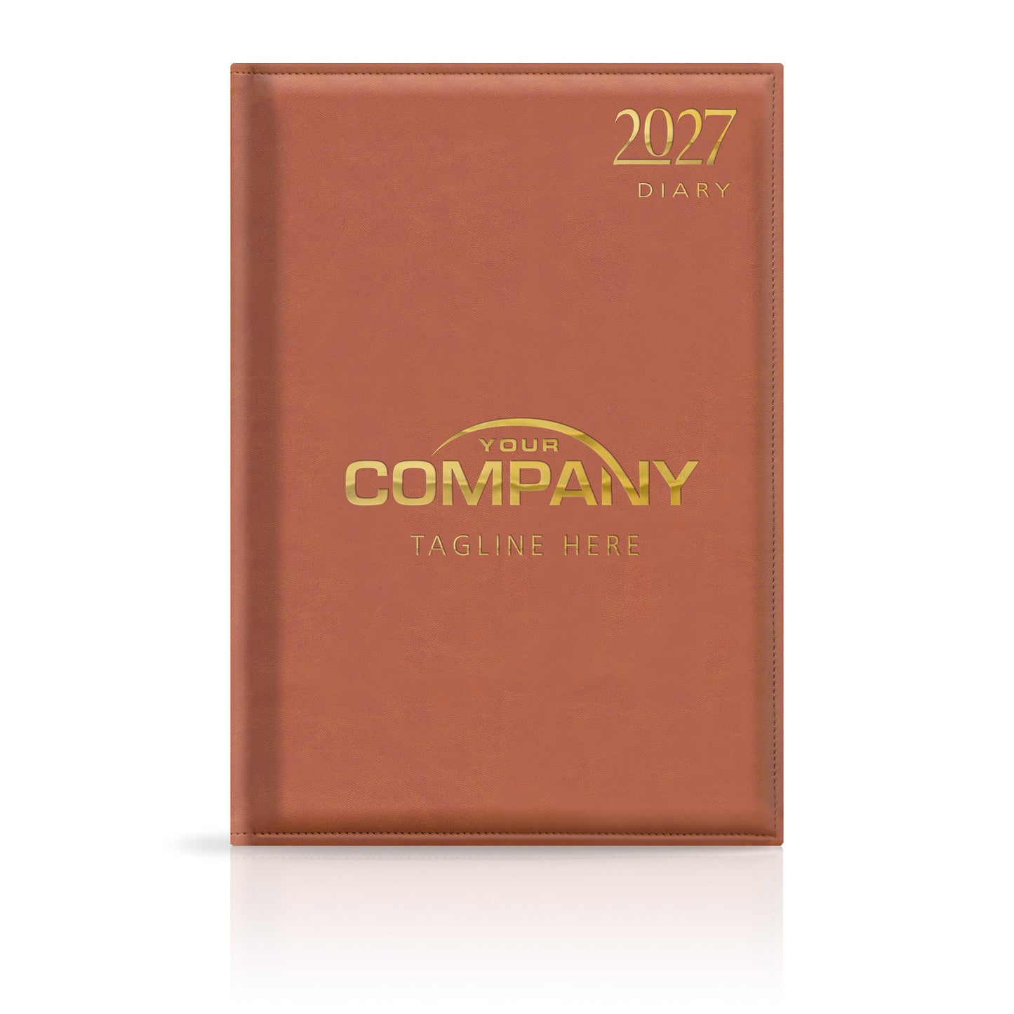 A4 Monaco Deluxe 'Stitched Edge' Padded Customised Diary