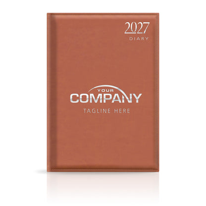 A4 Monaco Deluxe 'Stitched Edge' Padded Customised Diary