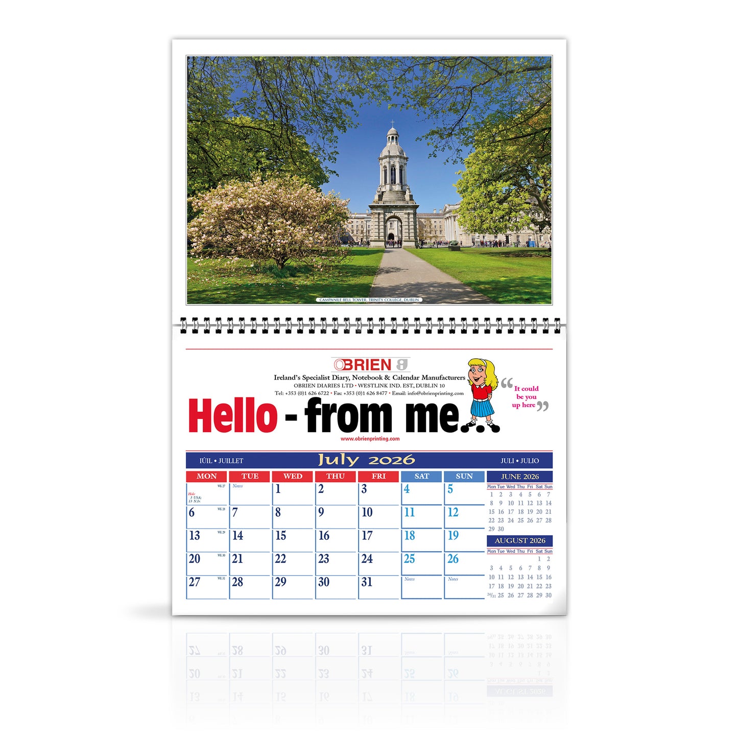 Moods of Ireland - LoPost Edition Wirebound Custom Calendar