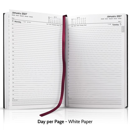 A4 Linen Hardback or Padded Customised Diary