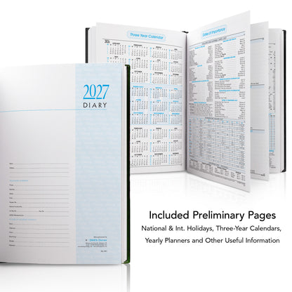 A4 Linen Hardback or Padded Customised Diary