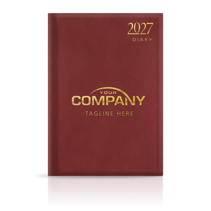 A4 Trend 'Matt Finish' Hardback or Padded Customised Diary