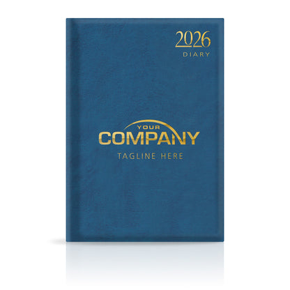 A4 Tuscany Superior 'Soft Touch' Padded Custom Diary