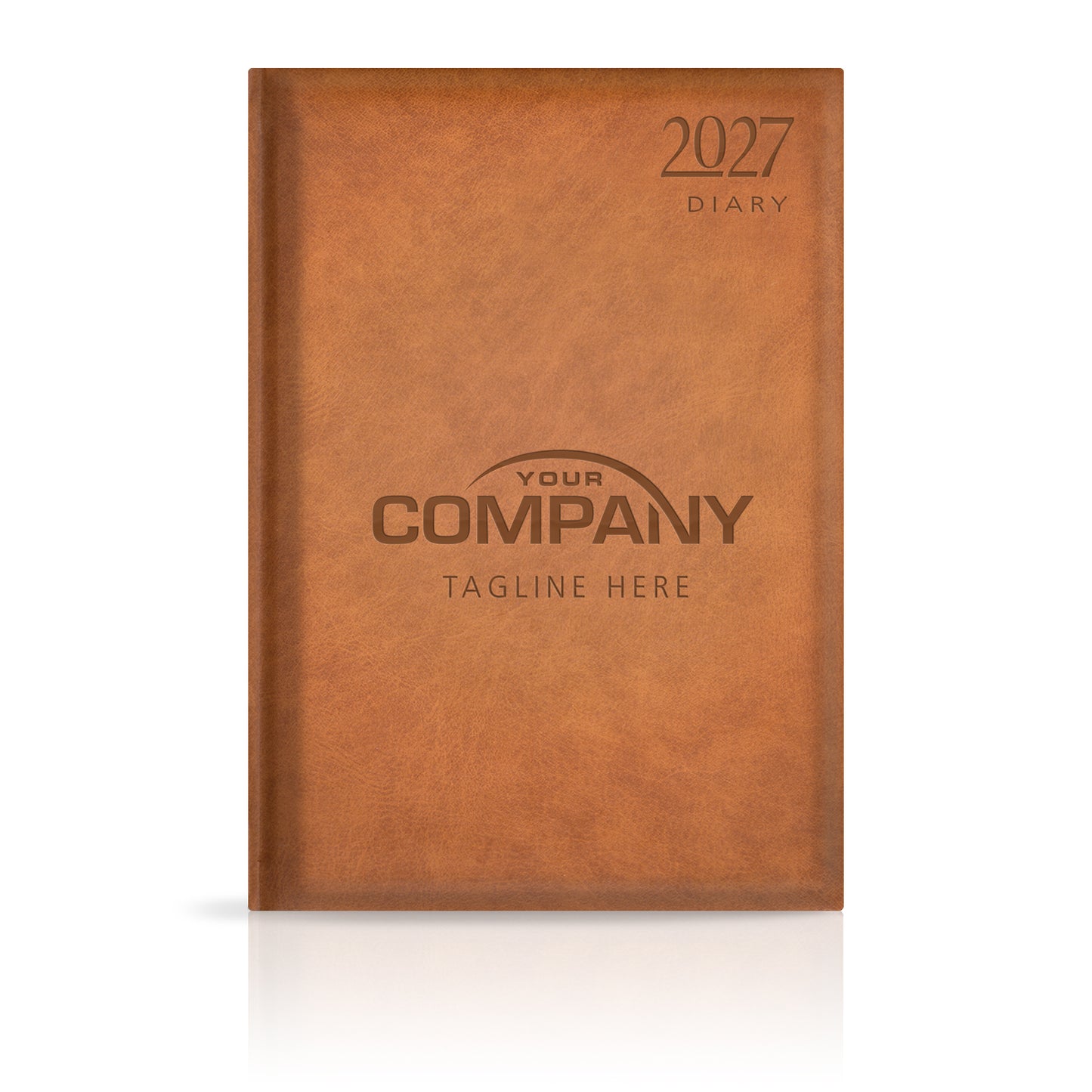 A4 Tuscany Superior 'Soft Touch' Padded Customised Diary
