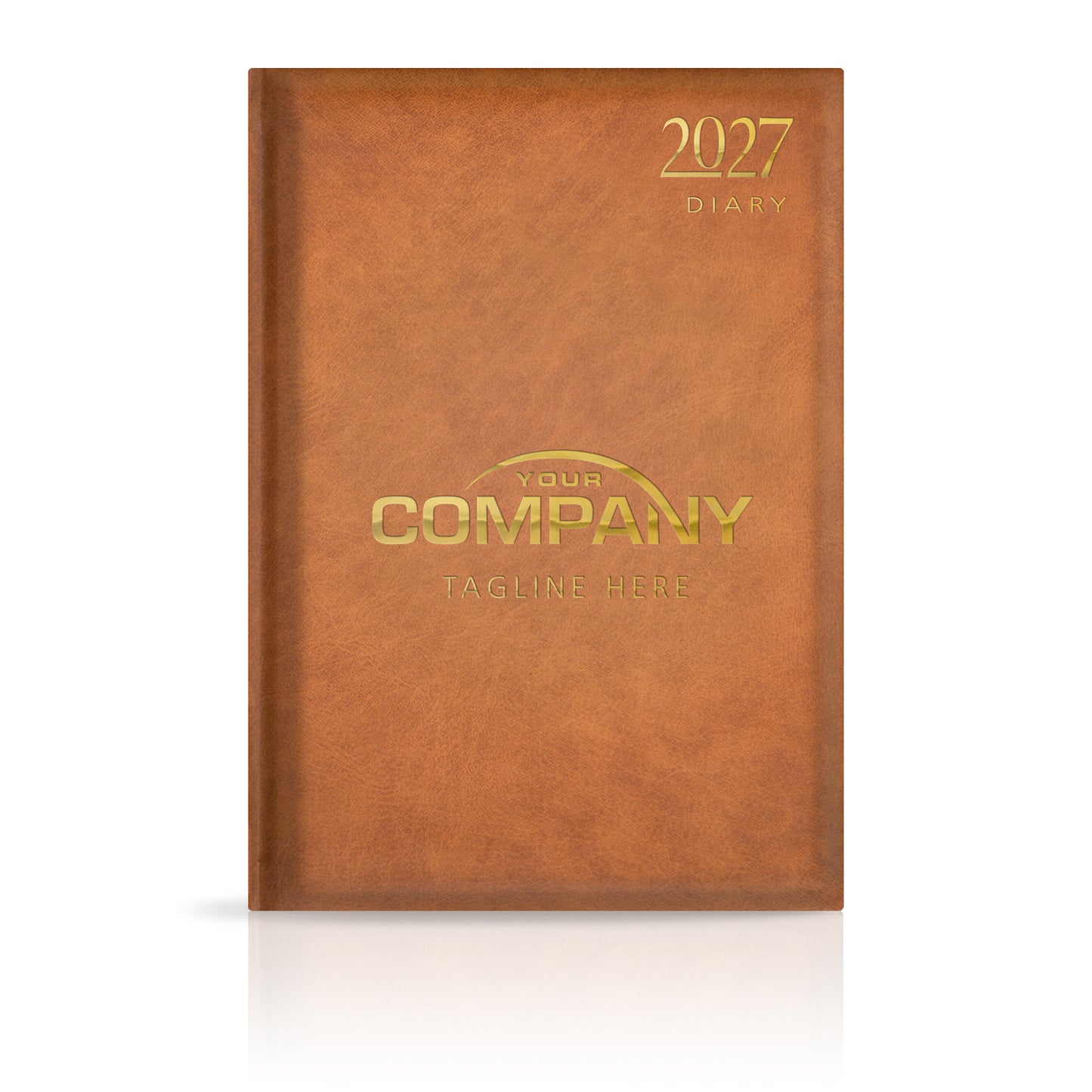 A4 Tuscany Superior 'Soft Touch' Padded Customised Diary