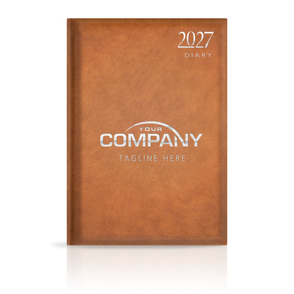 A4 Tuscany Superior 'Soft Touch' Padded Customised Diary