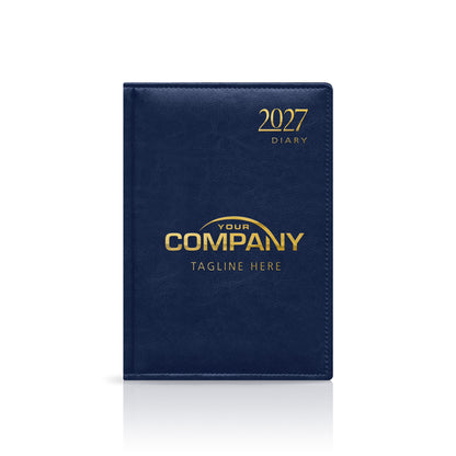 A5 Belesse Deluxe 'Stitched Edge Soft Feel' Padded Customised Diary