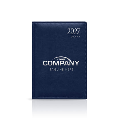 A5 Belesse Deluxe 'Stitched Edge Soft Feel' Padded Customised Diary