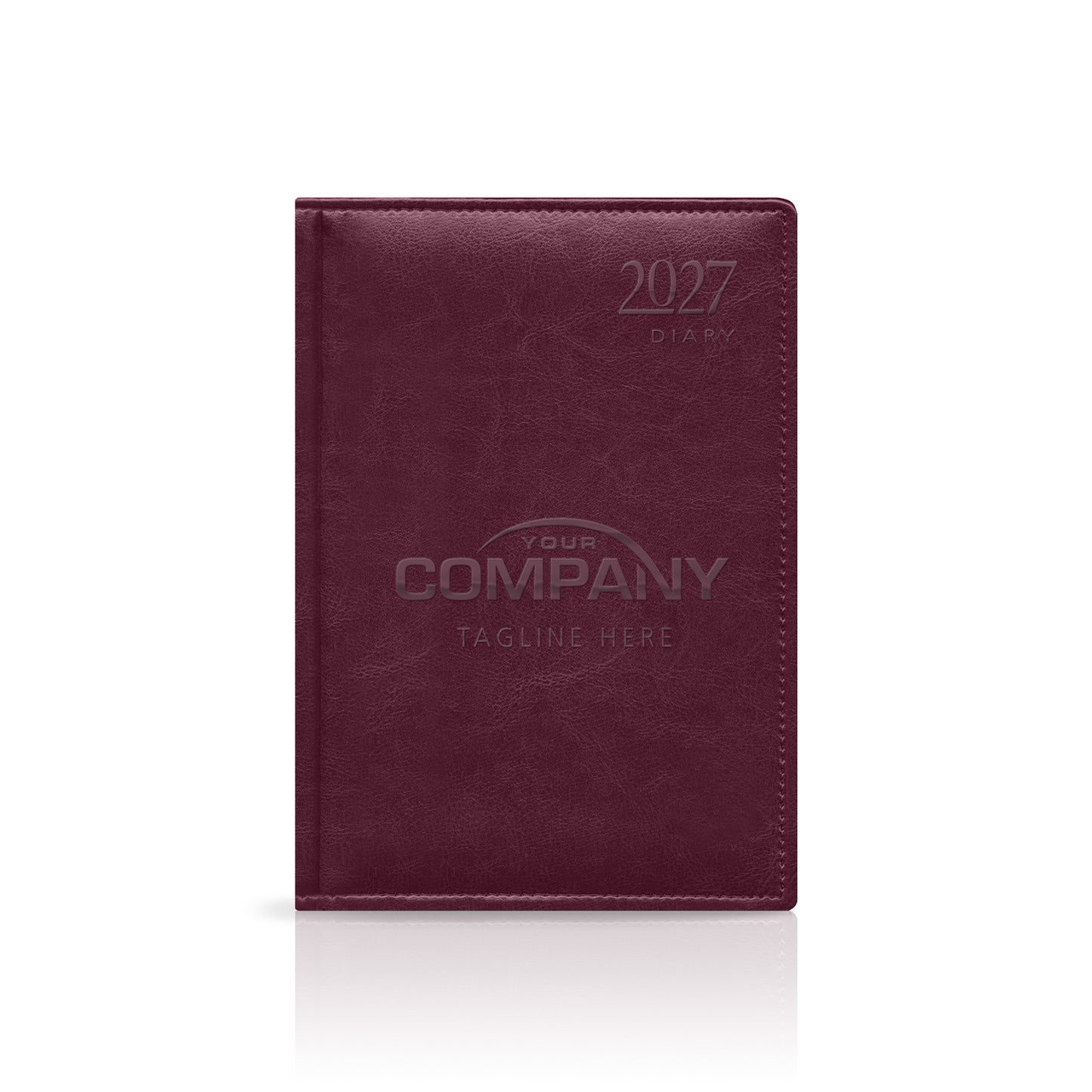 A5 Belesse Deluxe 'Stitched Edge Soft Feel' Padded Customised Diary