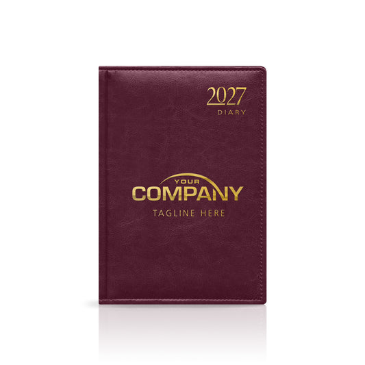 A5 Belesse Deluxe 'Stitched Edge Soft Feel' Padded Customised Diary