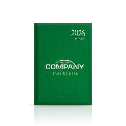 A5 Linen Leatherette Hardback or Padded Customised Diary