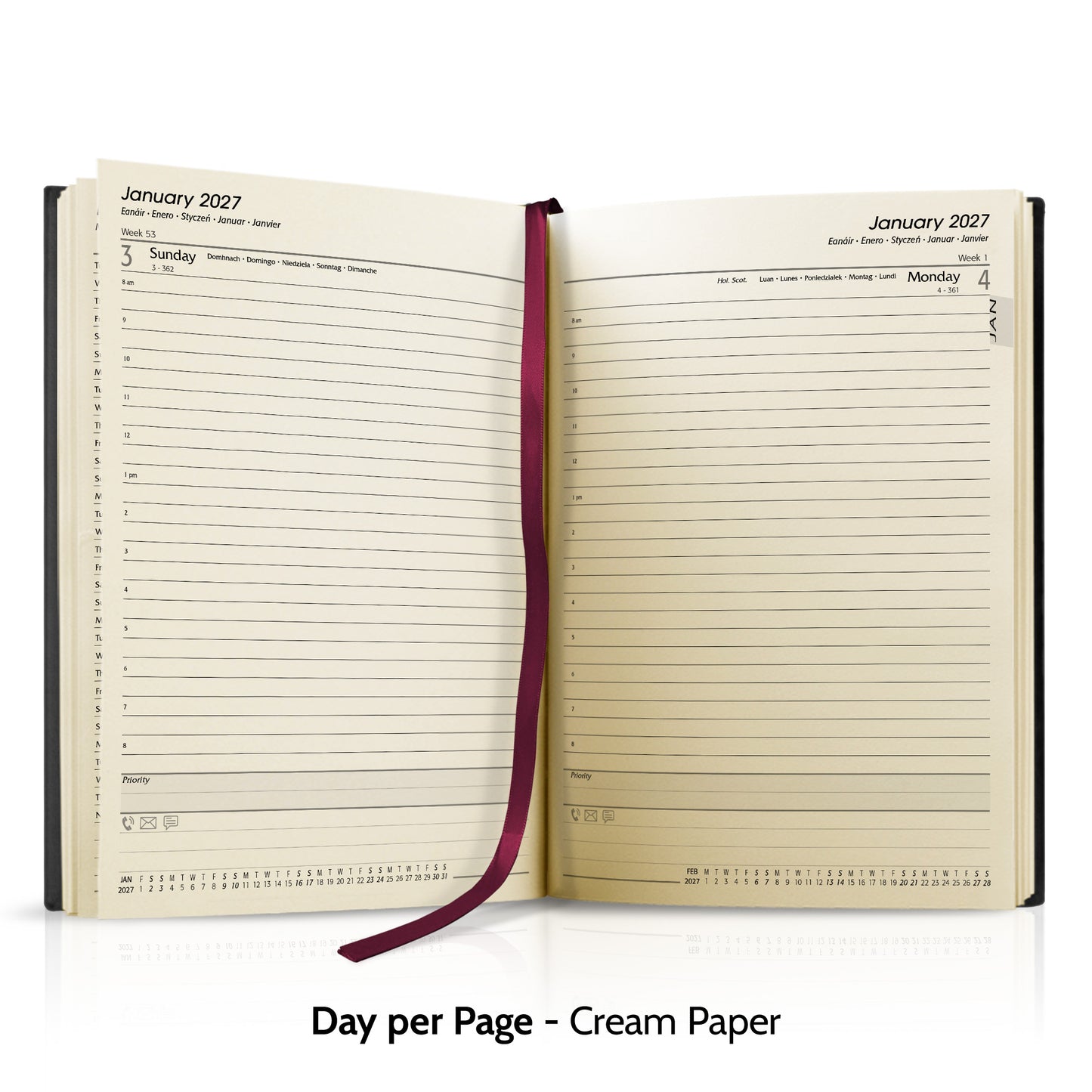 A5 Linen Hardback or Padded Customised Diary
