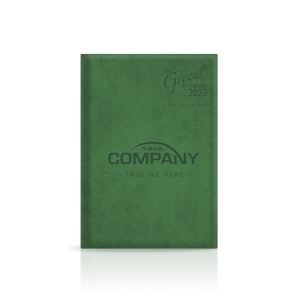 A5 'The Green Eco' Hardback or Padded Customised Diary