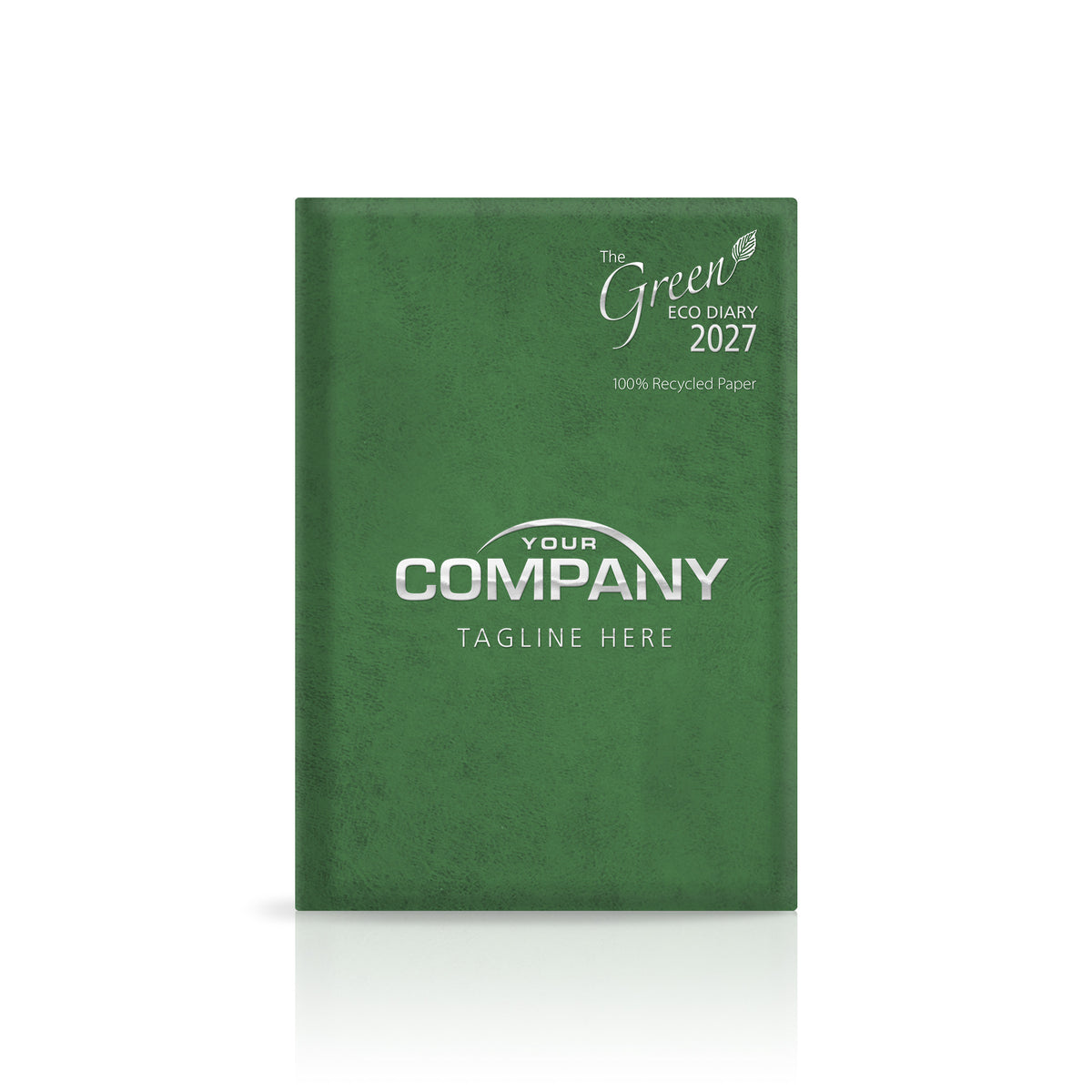 A5 'The Green Eco' Hardback or Padded Customised Diary