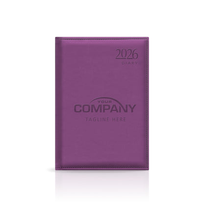 A5 Monaco Deluxe 'Stitched Edge' Padded Custom Diary