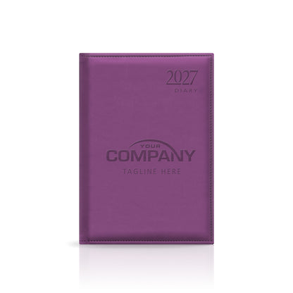 A5 Monaco Deluxe 'Stitched Edge' Padded Customised Diary