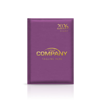 A5 Monaco Deluxe 'Stitched Edge' Padded Custom Diary