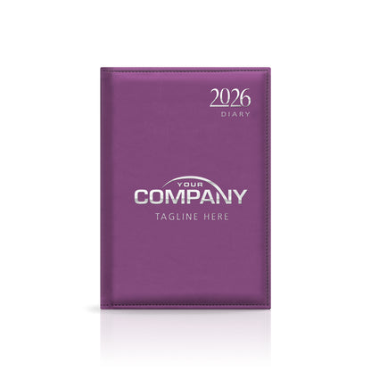 A5 Monaco Deluxe 'Stitched Edge' Padded Custom Diary
