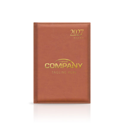 A5 Monaco Deluxe 'Stitched Edge' Padded Customised Diary