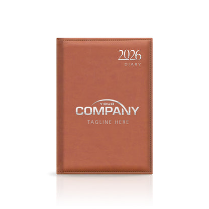 A5 Monaco Deluxe 'Stitched Edge' Padded Custom Diary