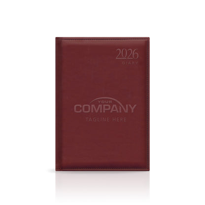 A5 Monaco Deluxe 'Stitched Edge' Padded Custom Diary
