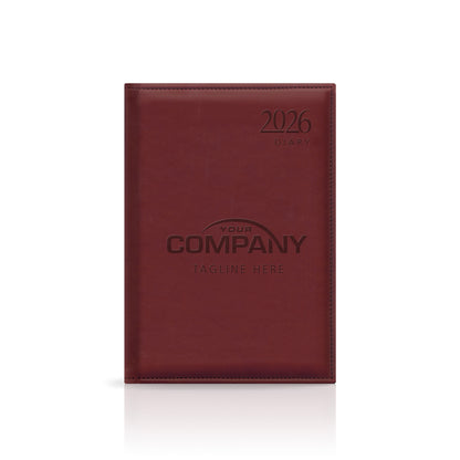A5 Monaco Deluxe 'Stitched Edge' Padded Custom Diary