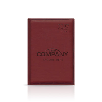 A5 Monaco Deluxe 'Stitched Edge' Padded Customised Diary