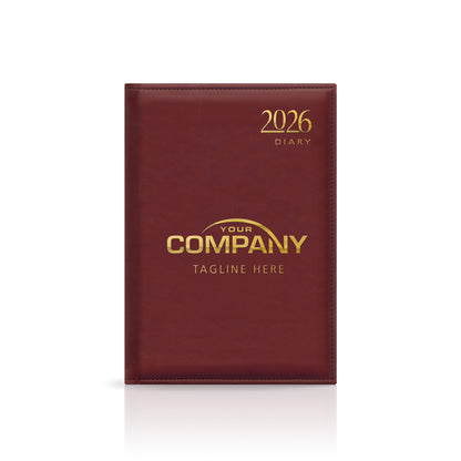 A5 Monaco Deluxe 'Stitched Edge' Padded Custom Diary