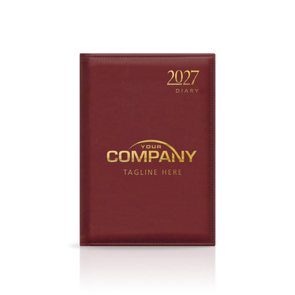 A5 Monaco Deluxe 'Stitched Edge' Padded Customised Diary