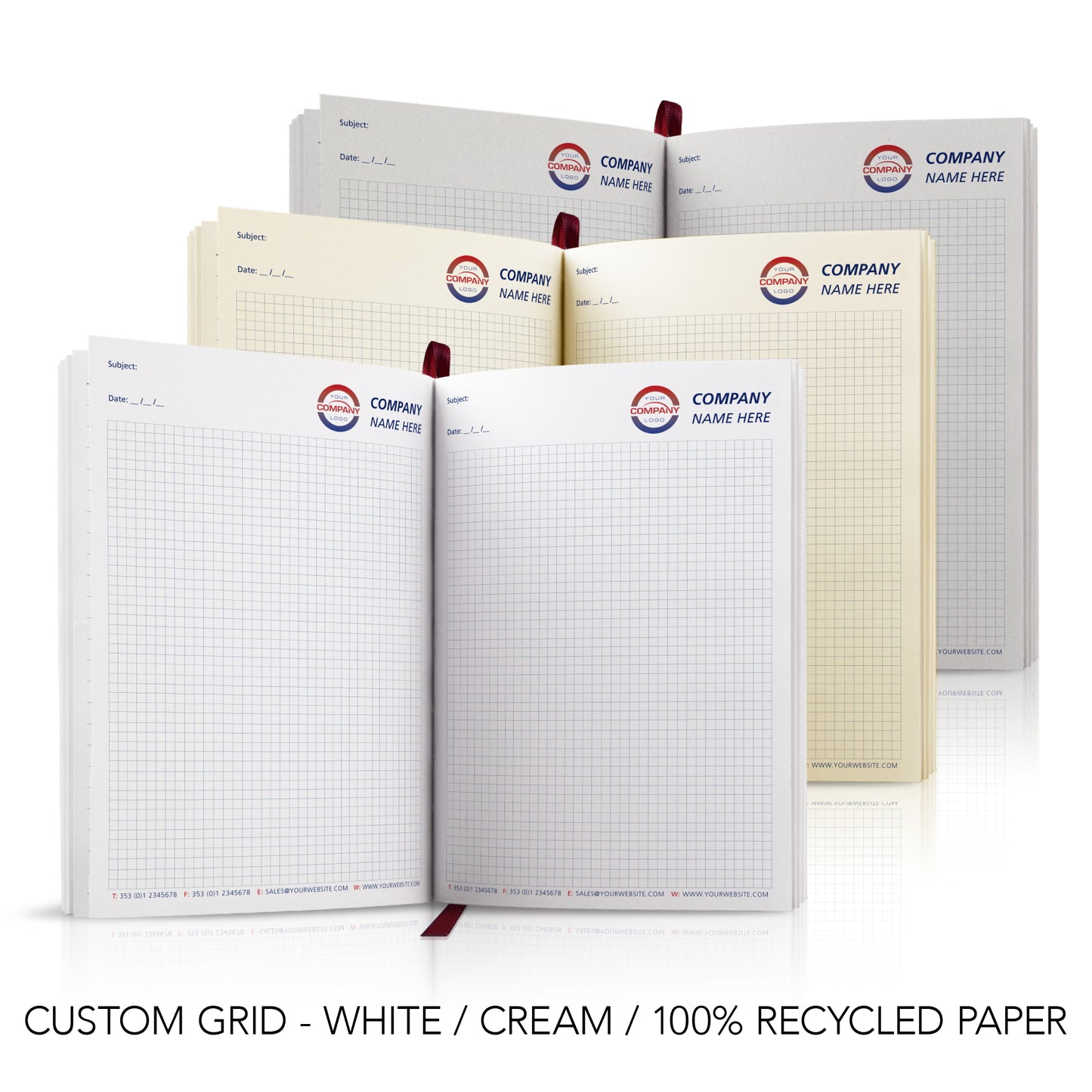 A5 Trend 'Matt Finish' Hardback or Padded Custom Corporate Notebook