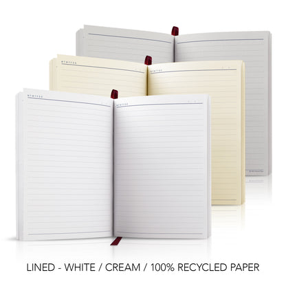 A5 Duotone 'Stitched' Padded Customised Notebook