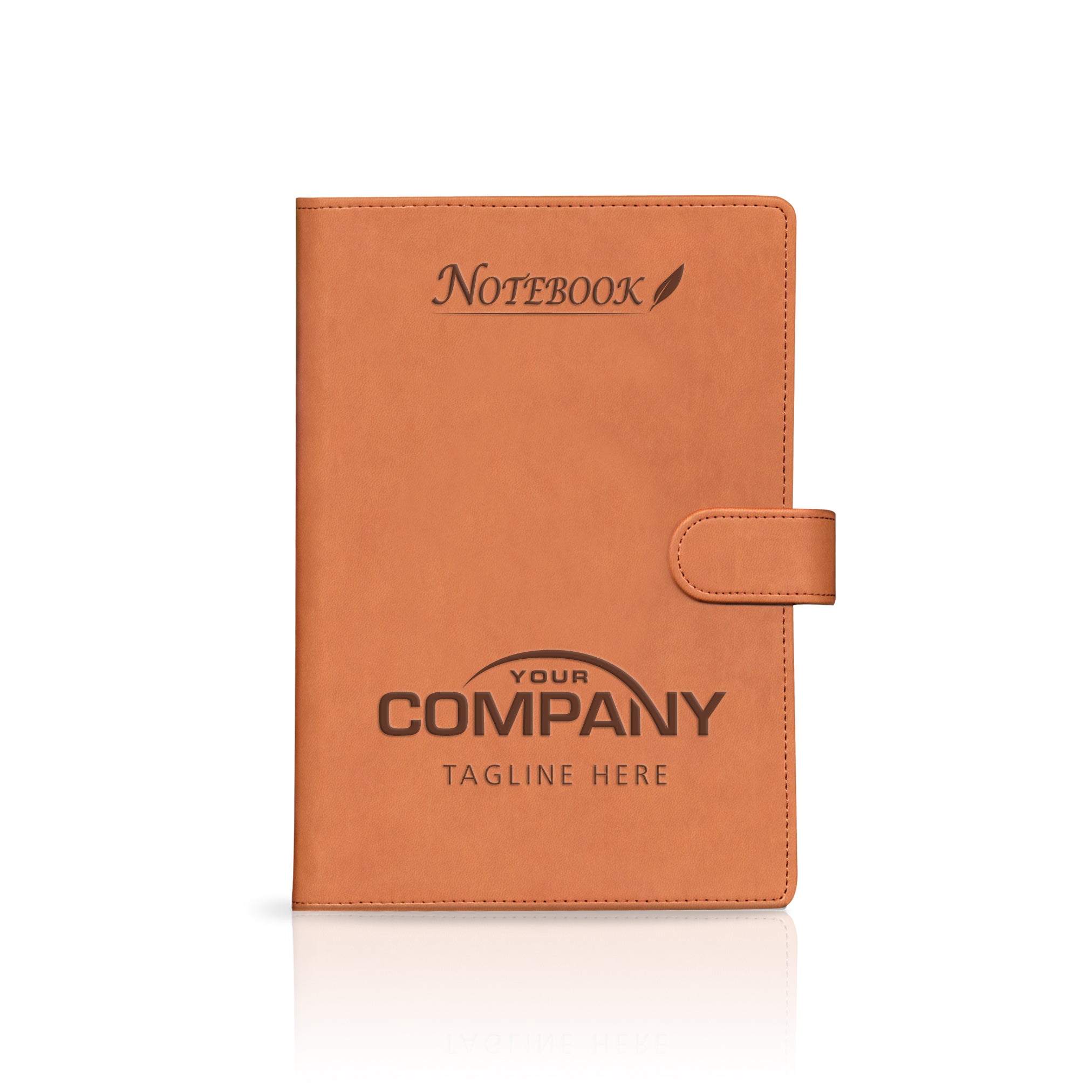 A5 Deluxe 'Soft Feel Stitched Edge' Wire Loose Leaf Custom Notebook Fe ...