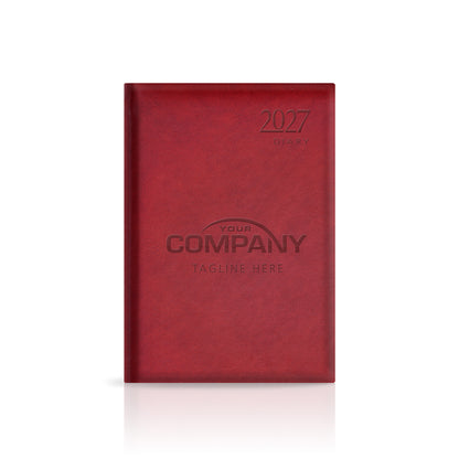 A5 Tuscany Superior 'Soft Touch' Padded Customised Diary