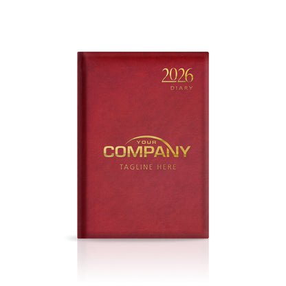 A5 Tuscany Superior 'Soft Touch' Padded Custom Diary