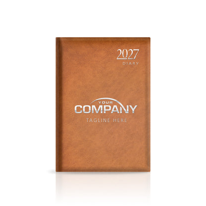 A5 Tuscany Superior 'Soft Touch' Padded Customised Diary