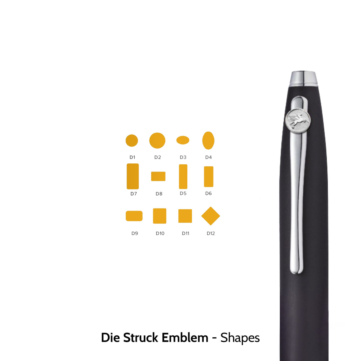 CROSS® Calais™ Metal - Customised Ball Pen