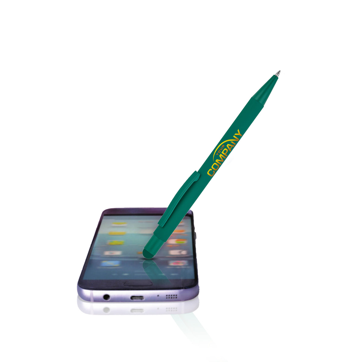 Clint Touch Rubberised Finish Metal - Customised Ball Pen