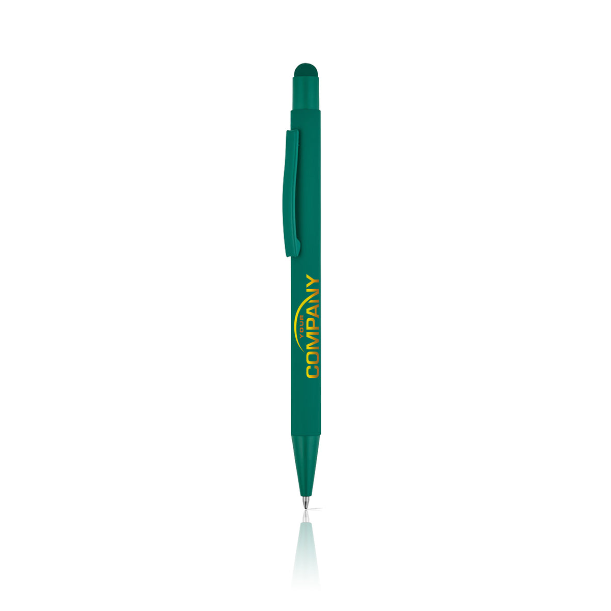 Clint Touch Rubberised Finish Metal - Customised Ball Pen